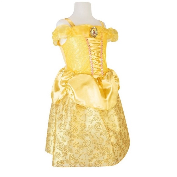 NWT Disneys princess Belle from beauty & the beast dress 4-6x little girl - Picture 4 of 7